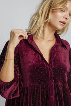 Load image into Gallery viewer, Polka Dot Button Up Half Sleeve Shirt