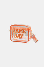 Load image into Gallery viewer, GAME DAY Stadium Approved Transparent Crossbody Bag