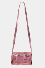Load image into Gallery viewer, Woven Crossbody Bag with Adjustable Strap