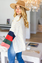 Load image into Gallery viewer, Color Block Open Front Cardigan