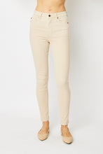 Load image into Gallery viewer, Judy Blue Garment Dyed Tummy Control Skinny Jeans
