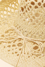 Load image into Gallery viewer, Straw Weave Rope Ribbon Cowboy Hat