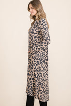 Load image into Gallery viewer, Leopard V-Neck Long Sleeve Cardigan