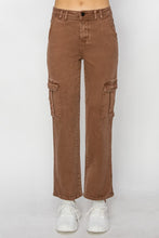 Load image into Gallery viewer, Risen High Rise Cargo Jeans