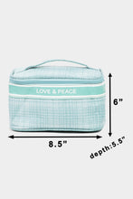 Load image into Gallery viewer, Love & Peace Striped Handle Bag