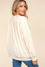 Load image into Gallery viewer, Embroidery Pumpkin Long Sleeve Knit Top