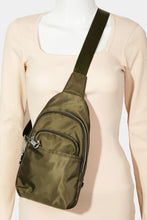 Load image into Gallery viewer, Solid Color Nylon Sling Bag