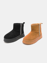 Load image into Gallery viewer, Round Toe Platform Boots
