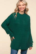 Load image into Gallery viewer, Mock Neck Side Slit Knit Top