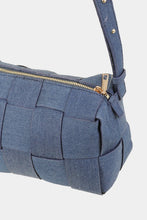 Load image into Gallery viewer, Woven Crossbody Bag with Adjustable Strap