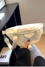 Load image into Gallery viewer, Corduroy Crossbody Bag with Removable Strap