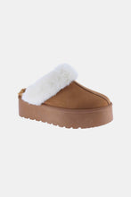 Load image into Gallery viewer, Thick Bottom Fur Trim Snow Slippers