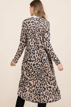Load image into Gallery viewer, Leopard V-Neck Long Sleeve Cardigan