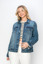 Load image into Gallery viewer, RISEN Distressed Button Up Jacket
