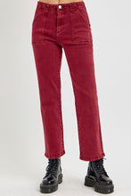 Load image into Gallery viewer, RISEN High Rise Straight Jeans with Patch Pockets