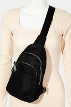 Load image into Gallery viewer, Solid Color Nylon Sling Bag
