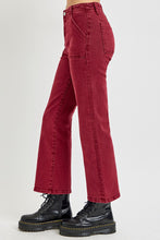 Load image into Gallery viewer, RISEN High Rise Straight Jeans with Patch Pockets