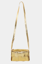 Load image into Gallery viewer, Woven Crossbody Bag with Adjustable Strap