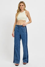 Load image into Gallery viewer, RISEN Elastic Waist Wide Leg Jeans Plus Size
