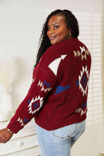 Load image into Gallery viewer, Aztec Soft Fuzzy Sweater