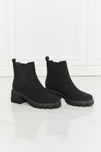 Load image into Gallery viewer, Work For It Matte Lug Sole Chelsea Boots in Black