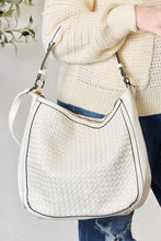 Load image into Gallery viewer, Weaved Vegan Leather Handbag