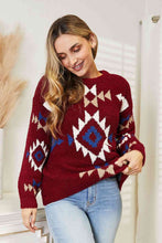 Load image into Gallery viewer, Aztec Soft Fuzzy Sweater