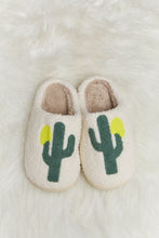 Load image into Gallery viewer, Cactus Plush Slide Slippers