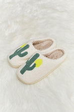 Load image into Gallery viewer, Cactus Plush Slide Slippers