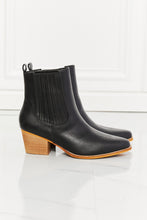 Load image into Gallery viewer, Love the Journey Stacked Heel Chelsea Boot in Black