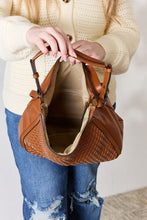 Load image into Gallery viewer, Weaved Vegan Leather Handbag