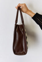 Load image into Gallery viewer, Argyle Pattern PU Leather Handbag