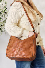 Load image into Gallery viewer, Weaved Vegan Leather Handbag