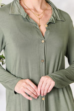 Load image into Gallery viewer, Button Down Shirt Dress