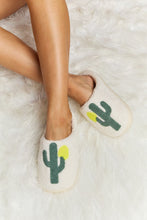 Load image into Gallery viewer, Cactus Plush Slide Slippers