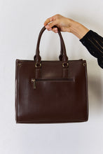 Load image into Gallery viewer, Argyle Pattern PU Leather Handbag