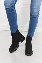 Load image into Gallery viewer, Work For It Matte Lug Sole Chelsea Boots in Black