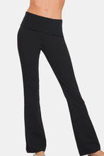 Load image into Gallery viewer, High Waist Wide Waistband Bootcut Active Pants
