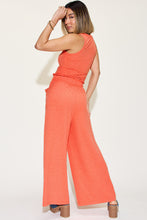 Load image into Gallery viewer, Ribbed Tank and Wide Leg Pants Set
