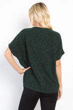 Load image into Gallery viewer, Lurex Center Elastic Cinched Knit Top
