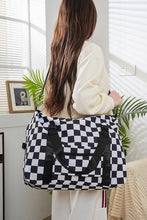 Load image into Gallery viewer, Checkered Multi-Pocket Travel Bag

