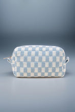 Load image into Gallery viewer, Checkered Pattern Knitted Cosmetic Pouch
