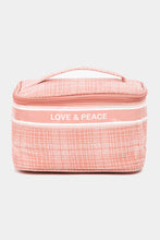 Load image into Gallery viewer, Love &amp; Peace Striped Handle Bag
