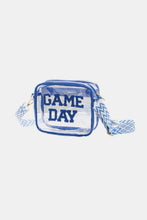 Load image into Gallery viewer, GAME DAY Stadium Approved Transparent Crossbody Bag
