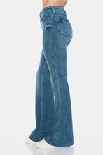 Load image into Gallery viewer, Judy Blue Tummy Control Cut Hem Flare Jeans
