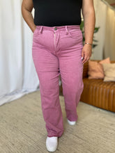 Load image into Gallery viewer, High Rise Garment Dye Wide Leg  Jeans
