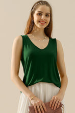 Load image into Gallery viewer, V-Neck Curved Hem Tank
