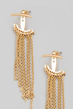 Load image into Gallery viewer, Mini Chain Dangle Fringe Earrings
