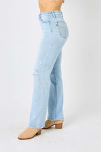 Load image into Gallery viewer, Judy Blue High Waist Distressed Straight Jeans
