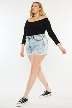 Load image into Gallery viewer, Kancan Distressed High Waist Denim Shorts
